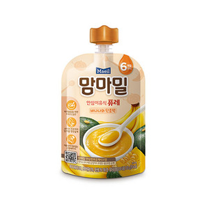매일유업 퓨레 맘마밀 바나나단호박 100g(6개월~)