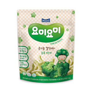 매일유업 요미요미 쌀과자 초록스틱(7개월~) 25g