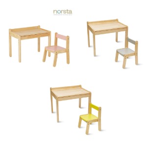 야마토야 노스타 1인용 책상&amp;의자세트(색상선택)