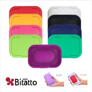 비타토 물티슈캡 휴대용 물티슈캡 미니형(색상선택)